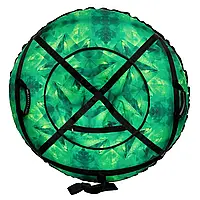 Надувной тюбинг Оксфорд (650г/м2) "Зеленый кристалл" 1м
