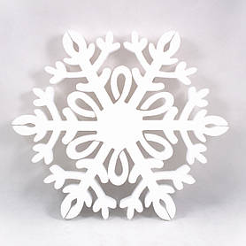 Сніжинка об'ємна декоративна з пінопласту