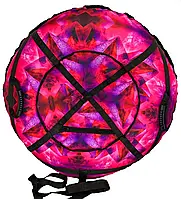 Надувной тюбинг Оксфорд (650г/м2) "Розовый кристалл" 1м