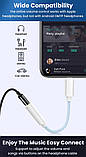 Перехідник адаптер для навушників Apple iPhone AUX Lightning to Mini Jack 3.5 мм iPhone 14 13 12 Pro iOS 14, фото 7