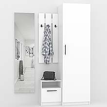 Передпокій П-6 1950х1350х420 мм Білий