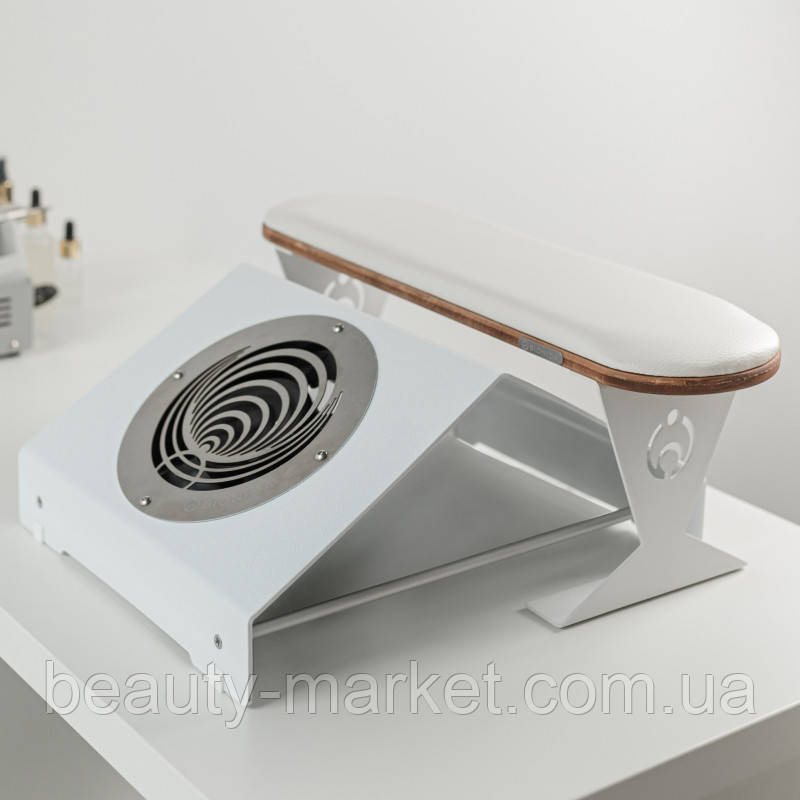 Настільна витяжка з підставкою для манікюру Bioniqa Tabletop V1 Handpad+ White