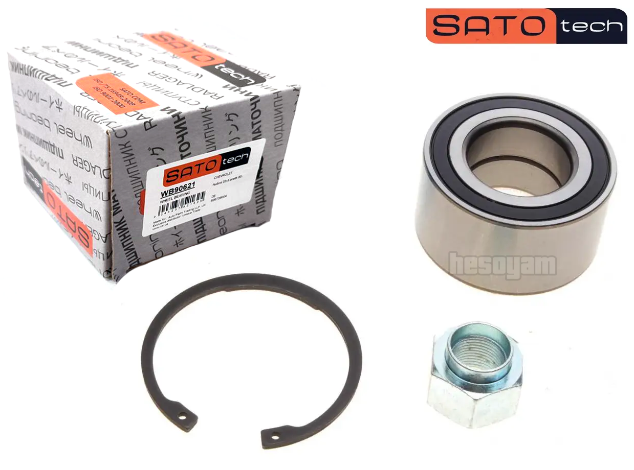 Підшипник передньої маточини Такума, Лачетті, Леганза/Tacuma, Lacetti, Leganza (94535982) SATO tech WB90621, фото 1