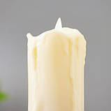 Свічка LED електронна живе полум'я світна 7х5 см Світлодіодна свічка без полум'я свічка лампа, фото 2