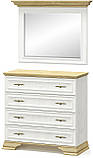 Комод 4Ш Ірис Меблі Сервіс із Дзеркалом Андерсон пайн (93.4х39х166.3 см), фото 7