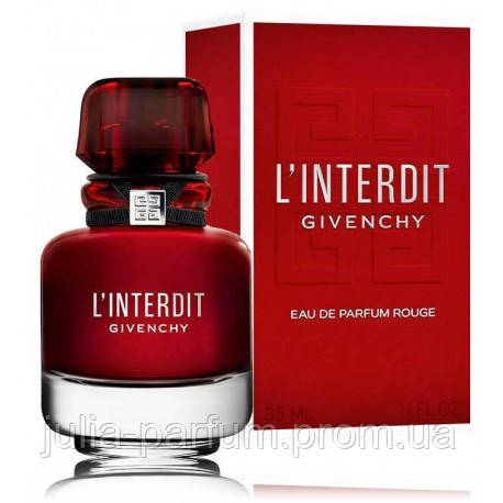 Парфуми для жінок Givenchy L'Interdit Rouge (Живанші Лінтердит Руж) Без магнітної стрічки!