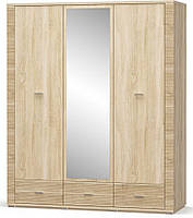 Шкаф с зеркалом Гресс 2Д1Дз3Ш (160.8х55х192 см)