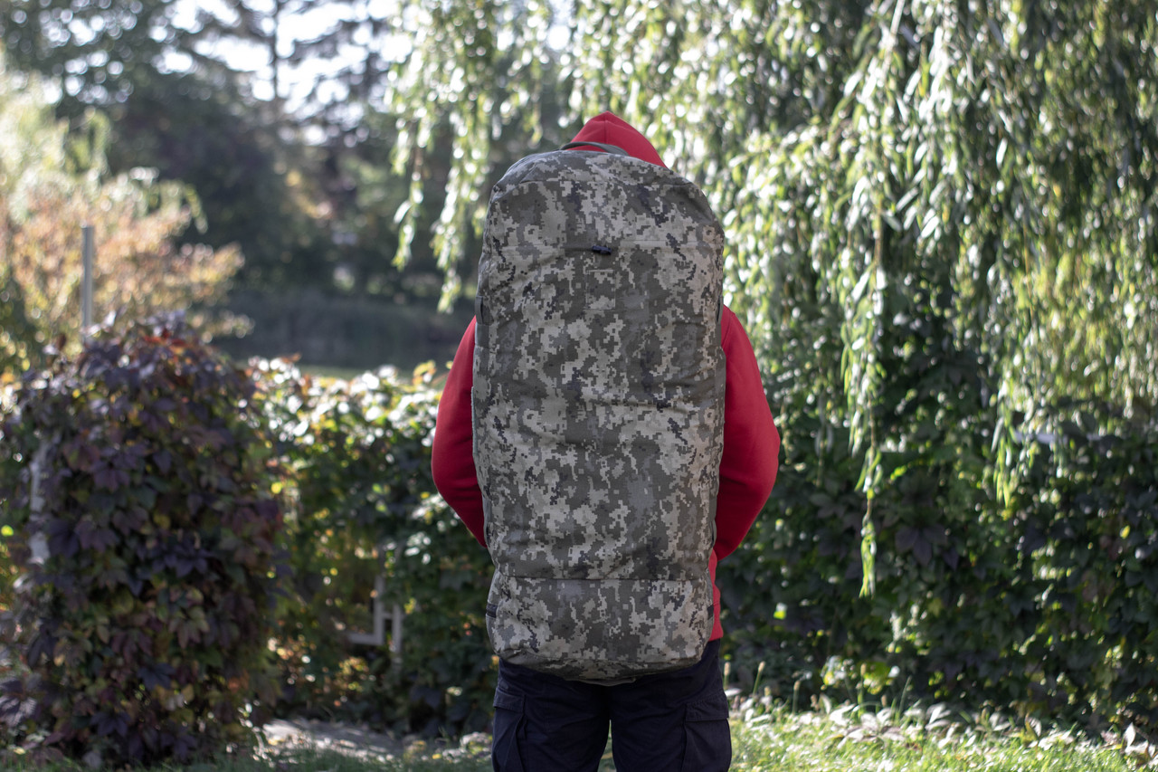 Тактический рюкзак-баул армейский вещмешок 85 л Стохід Піксель