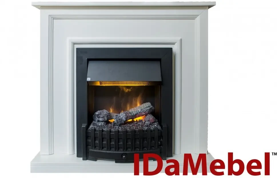Камінокомплект IDaMebel Adele білий Danville Brass