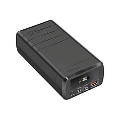 УМБ Promate PowerMine-130W 38000 мАч, 130 Вт, 2хUSB-С Power Delivery, USB-A QC3.0 Black