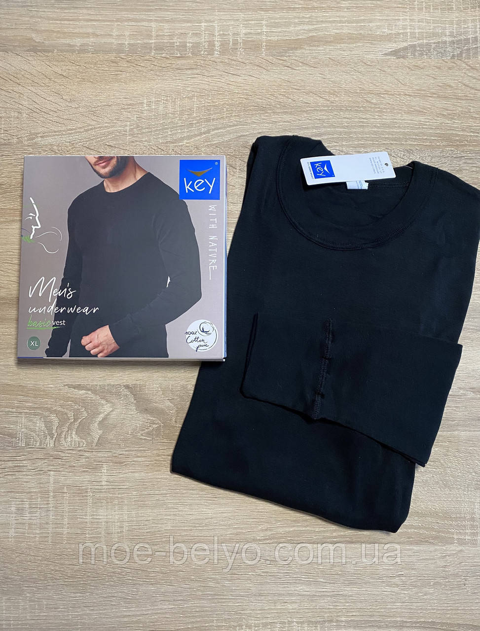 Кофта лонгслів реглан key MVD-012