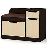 Тумба під взуття ТО-12 Дуб крафт золотий Компаніт (90х38х66 см), фото 4