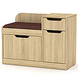 Тумба під взуття ТО-12 Дуб крафт золотий Компаніт (90х38х66 см), фото 9