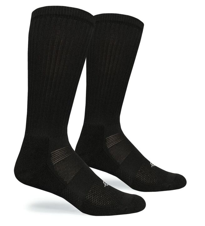 Антибактеріальні швидковисихаючі шкарпетки для військових Covert Threads Jungle Sock (Чорні)