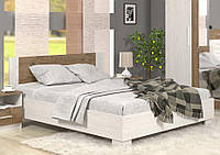 Кровать двуспальная Маркос 160х200 с ламелями Андерсон пайн, Дуб април Мебель Сервис