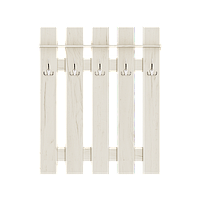 Вешалка в прихожую Либерти ЭВЕРЕСТ Дуб крафт белый (90х15.2х110 см).