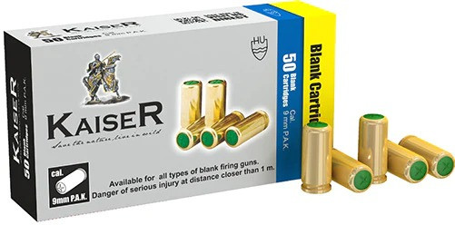 5 холостих набоїв Kaiser 9 мм P.A.K