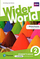 Підручник Wider World 2 Student's Book with Online Practice (MyEnglishLab + Active book)