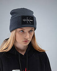 Шапка тепла Calvin Klein Графіт, фото 3