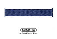 Ремешок Braided Solo Loop для Apple Watch 42/44/45/49mm Atlantic Blue Size 6