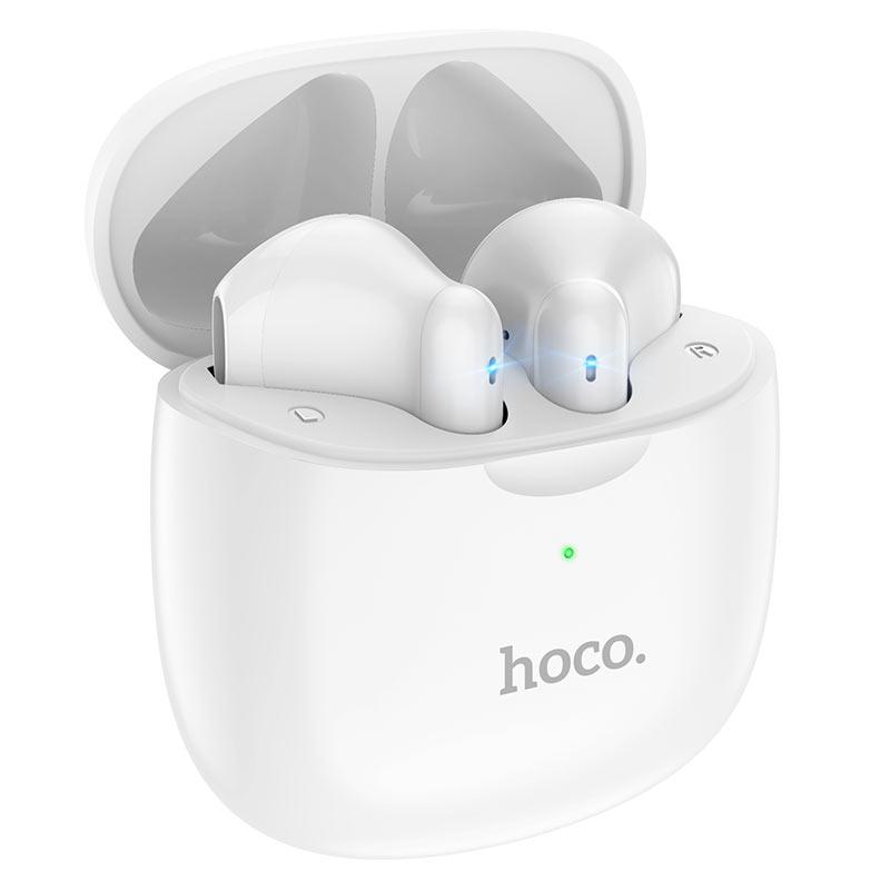 Навушники вкладиші безпровідні з мікрофоном Hoco ES56 Scout TWS Bluetooth в кейсі Білий (ES56/White)
