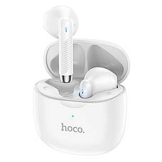 Навушники вкладиші безпровідні з мікрофоном Hoco ES56 Scout TWS Bluetooth в кейсі Білий (ES56/White), фото 3