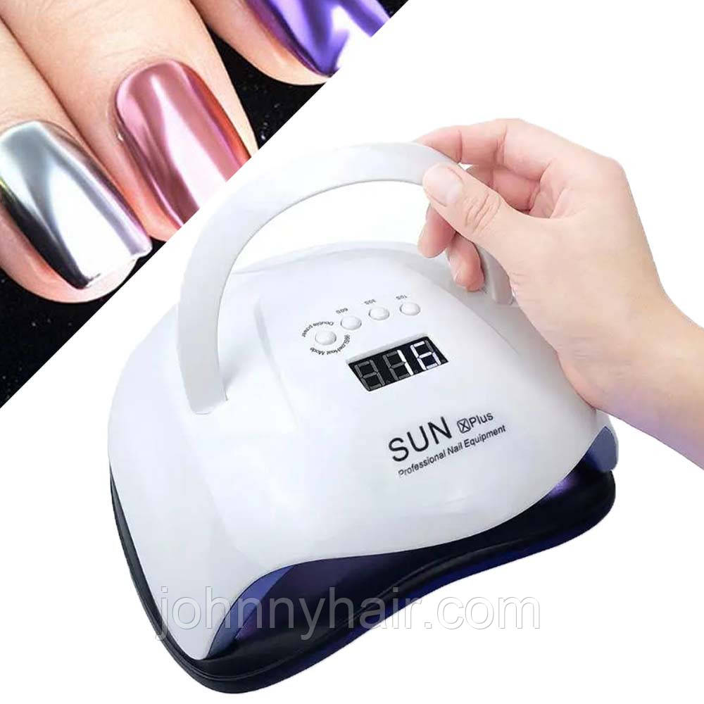 Професійна LED-лампа для полімерізації гелю SUN X PLUS LED/UV White 126W, фото 1