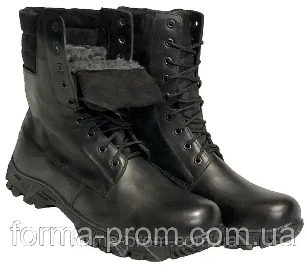 Берці зимові чорні чоловічі військові Tornado, фото 1