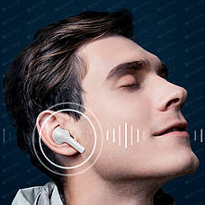 Навушники вкладиші безпровідні з мікрофоном Hoco EW09 TWS Bluetooth в кейсі Білий (EW09/White), фото 6