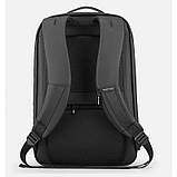 Компактний рюкзак для ноутбука 15.6 дюймів Mark Ryden MR9008 з ортопедичною спинкою (Чорний), фото 4