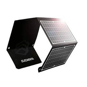 Сонячна панель Solar board LSFC-30 30 W з 3 USB-портами (Чорний)