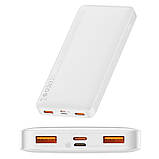 Повербанк 10000 mAh BASEUS BIPOW Чорно-червоний ML-L02 20ВТ з USB TYPE-C (Білий), фото 3