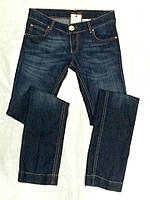 Джинси жіночі темно-сині AMN blu терті