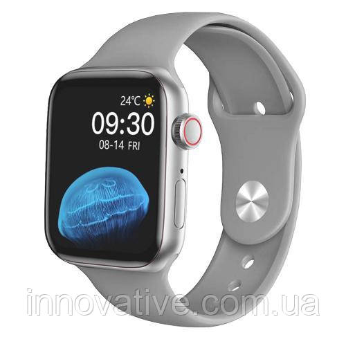 Розумний годинник Lemfo X22 PRO з бездротовою зарядкою (Сірий)