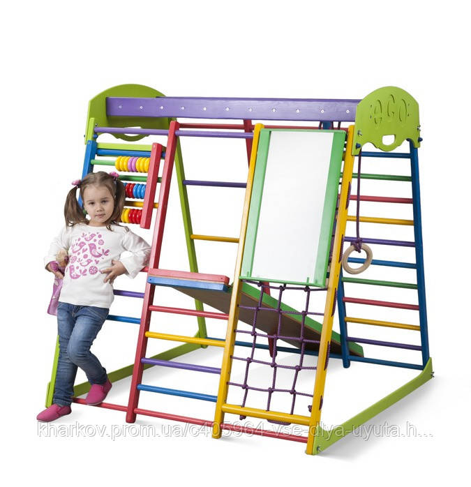 Спортивний комплекс для дому «Юнга» (сосна), фото 1