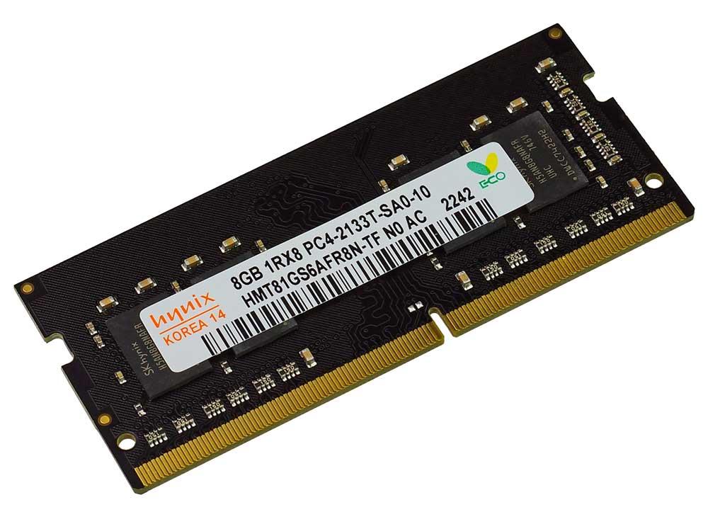 DDR4 2133 8GB SoDIMM Hynix для ноутбука (2133MHz) — оперативна пам'ять PC4-17000 CL15 1.2V HMT81GS6AFR8N-TF