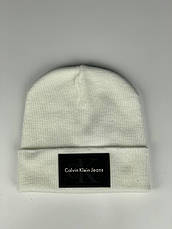 Шапка тепла Calvin Klein Біла, фото 5