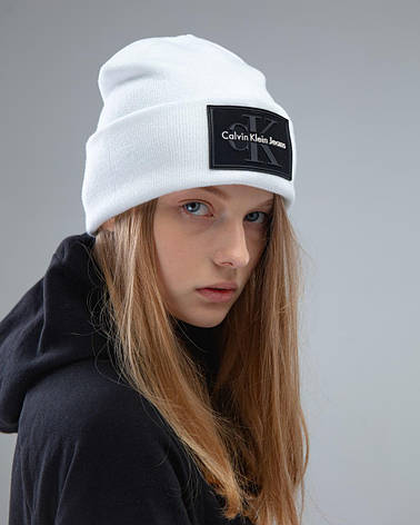 Шапка тепла Calvin Klein Біла, фото 1