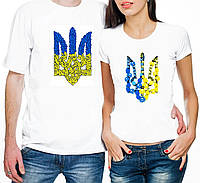Парные патриотические футболки "Герб Украины"