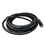 Професійний шланг для мийки високого тиску (350бар 10м) металокорд різьба М22 5/16 5075 PSI, фото 2