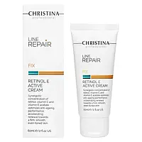 Крем для обличчя з ретинолом та вітаміном Е Line Repair Fix Retinol E Active Cream Christina, 60 мл