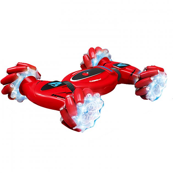 Машинка перевертень 31 см, на радіокеруванні RQ2093, Червона / Трюкова машинка для дрифту, управління жестами