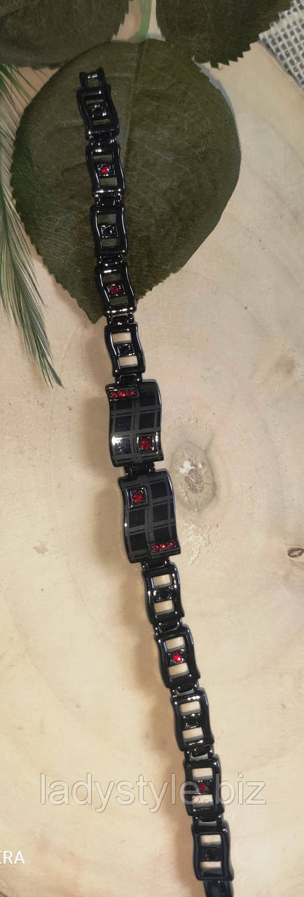 Чорнений браслет "Чорний лебідь" від студії LadyStyle.Biz, фото 1