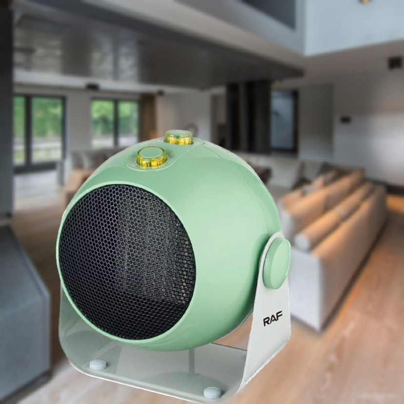 Тепловентилятор керамічний дуйка RAF 1186 Green Обігрівач електричний Вітродуйчик, фото 1