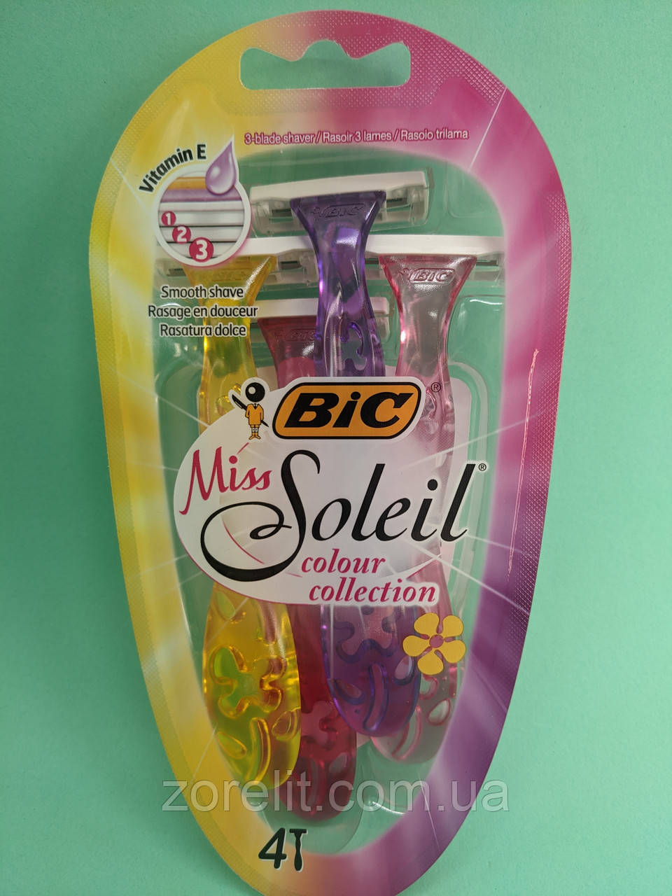 Станок для гоління BIC 3 Міс Солей (4 шт.)