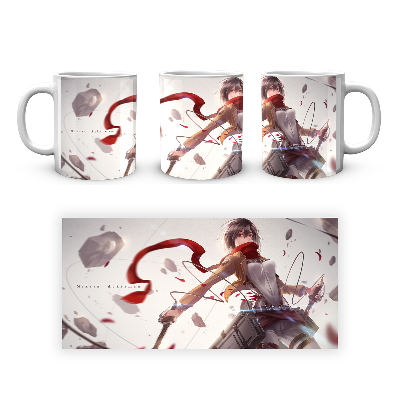 Кружка GeekLand Attack on Titan Атака Титанів Мікаса AOT 002.05, фото 1