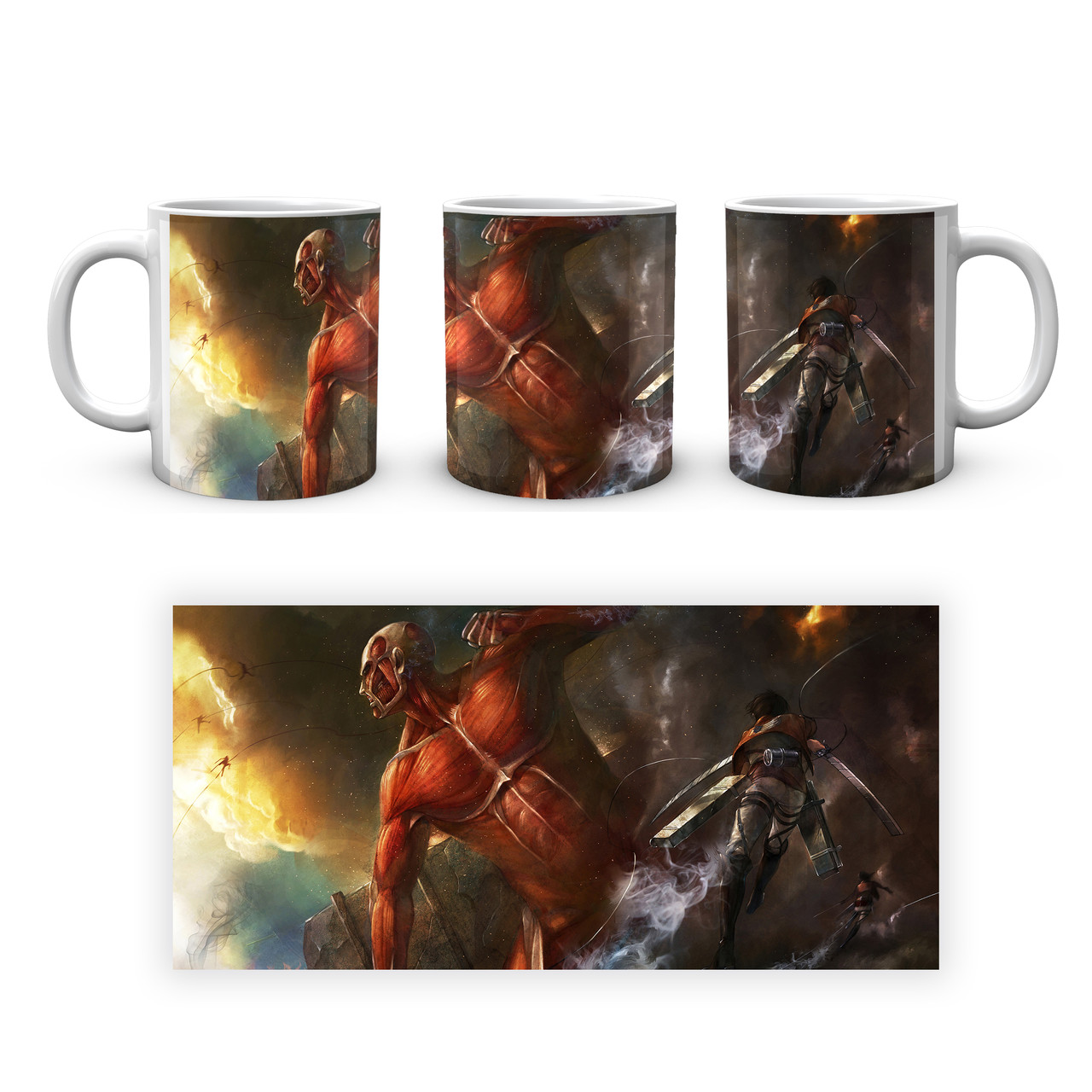 Кружка GeekLand Attack on Titan Атака Титанів Колосальний титан AOT 002.06, фото 1