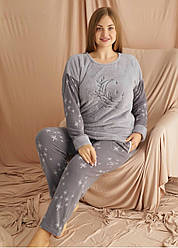Піжама Жіноча Тепла Розмір 4XL. Жіночі Домашні Костюми Теплі
