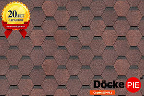 Бітумова черепиця Docke Pie Серія Standart Сота