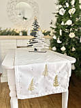 Доріжка на стіл Новорічна з вишивкою 40x140 см., фото 2
